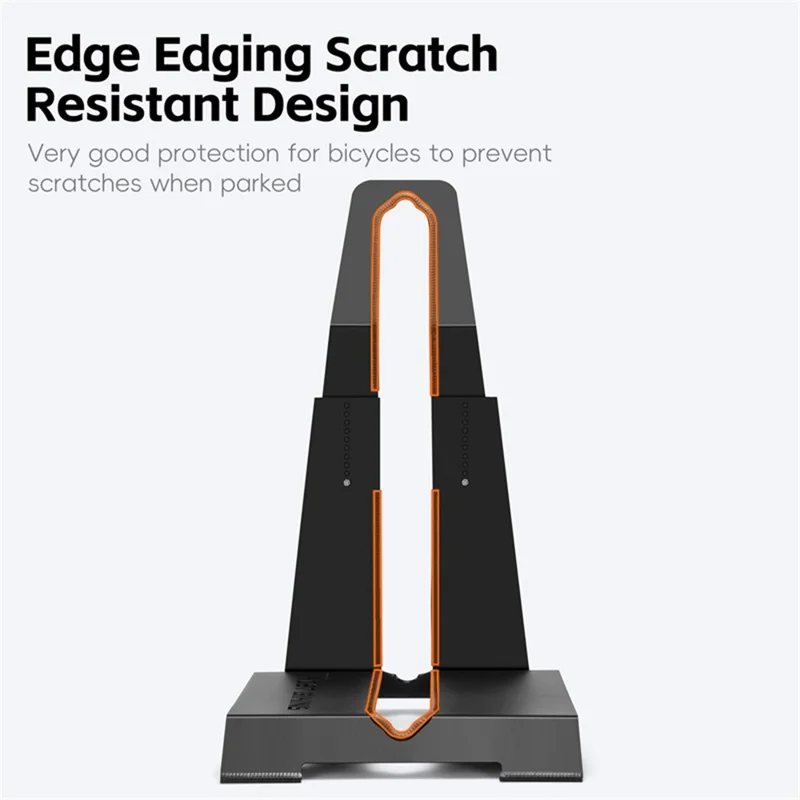 WEST BIKING YP0723027 L-Shaped Bike Stand for Mountain Road Bicycle Carbon Steel Adjustable Floor Parking Rack
