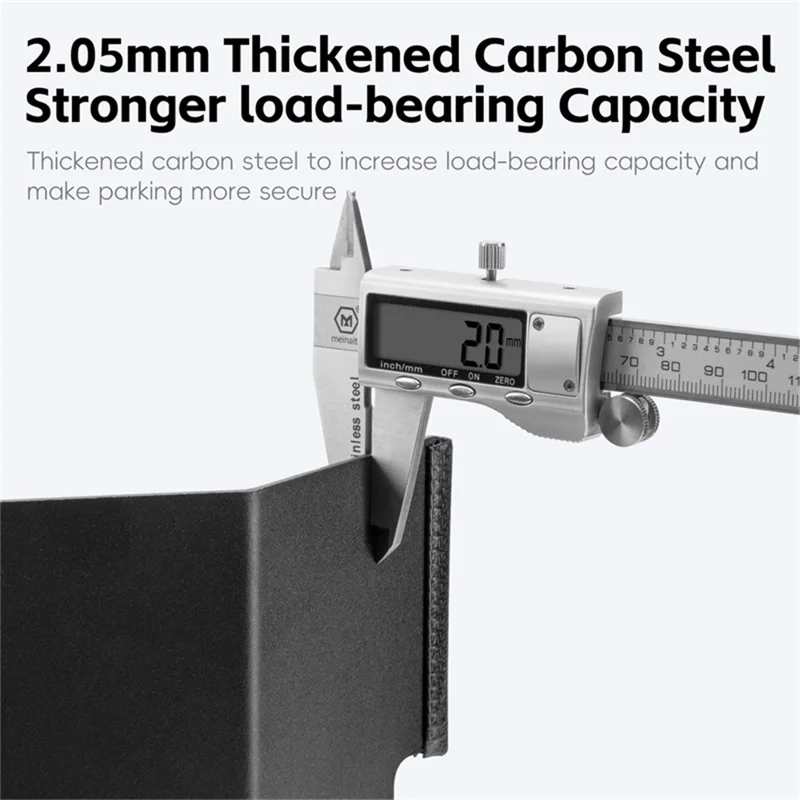 WEST BIKING YP0723027 L-Shaped Bike Stand for Mountain Road Bicycle Carbon Steel Adjustable Floor Parking Rack