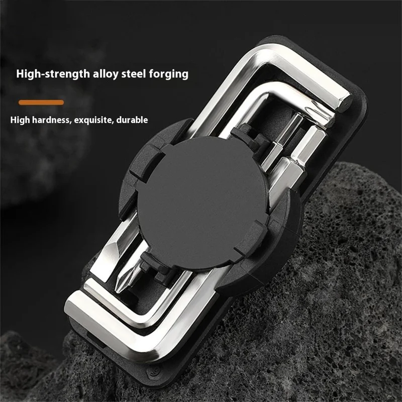 BENGGUO BG-9853 13 in 1 Portable Bike Tire Repair Tool Rotary Locking Design Multifunctional Wrench