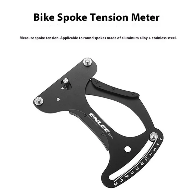 ENLEE EN-P3 Medidor de Tensão de Raio de Bicicleta Manual Medidor de Tensão Calibrador de Roda de Bicicleta Ferramenta de Reparo