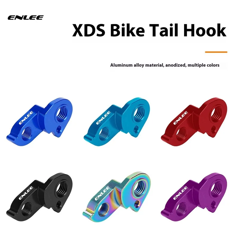 ENLEE XDS Bike Tail Hook Suporte Traseiro do Desviador em Liga de Alumínio CNC para AD350 / RS500 / GT350 / RF500 - Azul