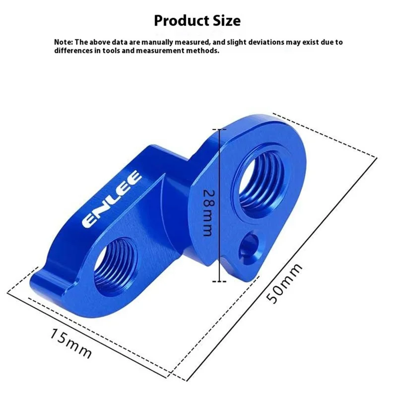 ENLEE XDS Bike Tail Hook Suporte Traseiro do Desviador em Liga de Alumínio CNC para AD350 / RS500 / GT350 / RF500 - Azul