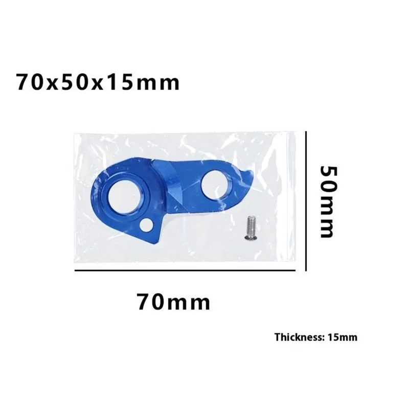 ENLEE XDS Bike Tail Hook Suporte Traseiro do Desviador em Liga de Alumínio CNC para AD350 / RS500 / GT350 / RF500 - Azul