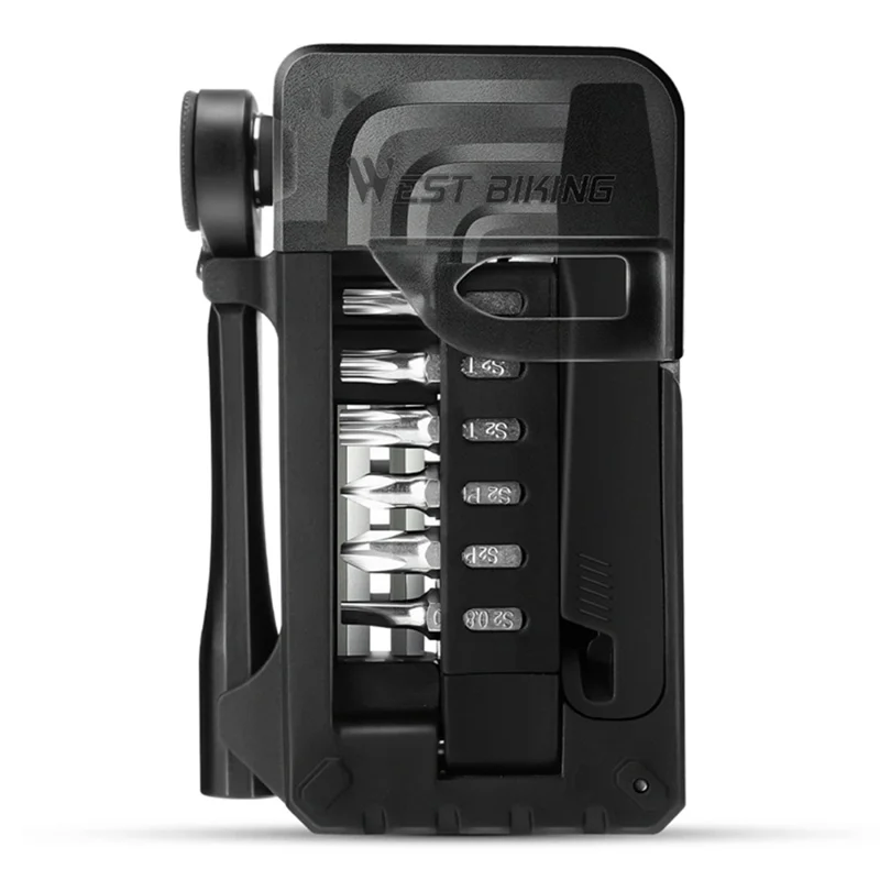 WEST BIKING YP0719453 Portable Bicycle Ratchet Wrench Set Multifunctional Bike Repair Tool Kit