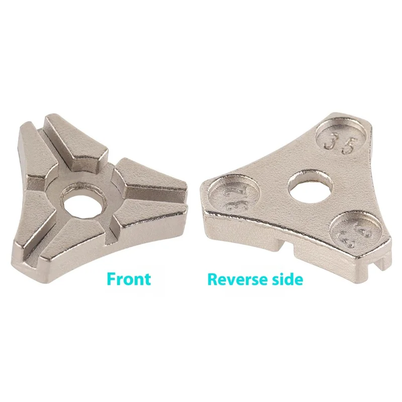 103409-1 Bicycle Spoke Wrench 6 Sizes Triangular Carbon Steel Bike Wheel Truing Repair Tool