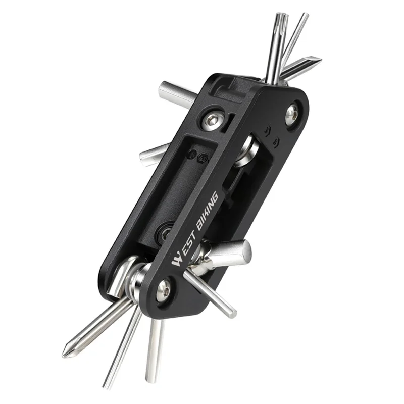 WEST BIKING YP0719488 10 in 1 Multitool for Bicycle Repair Kit Portable Screwdriver Hex Wrench Cycling Equipment