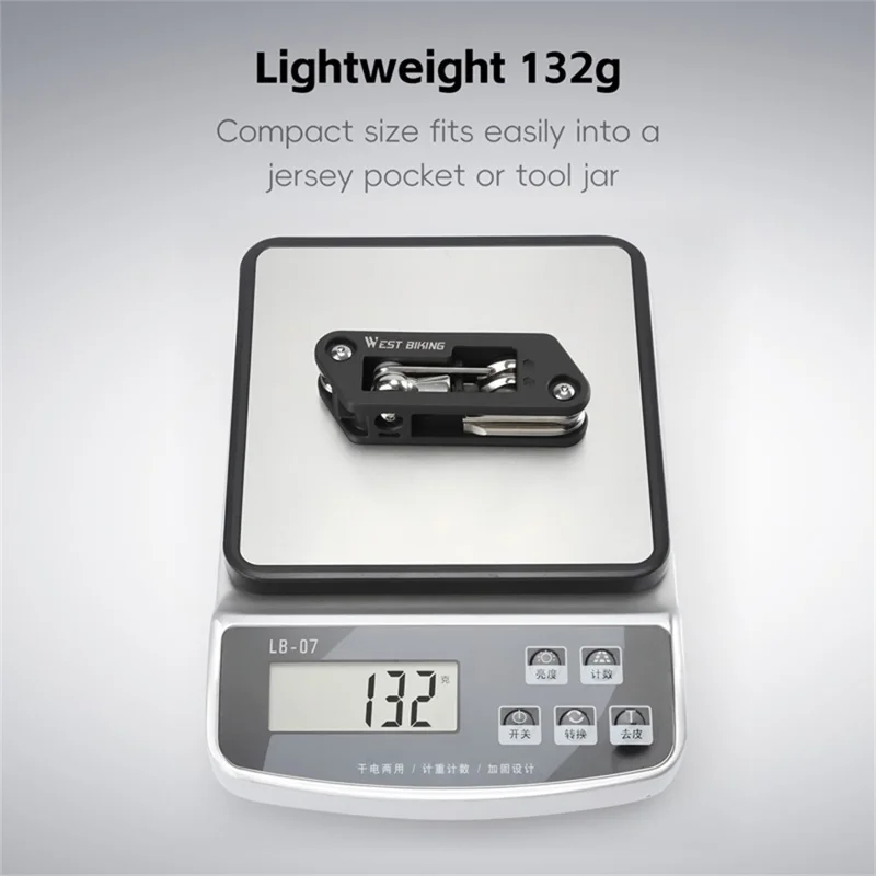 WEST BIKING YP0719488 10 in 1 Multitool for Bicycle Repair Kit Portable Screwdriver Hex Wrench Cycling Equipment