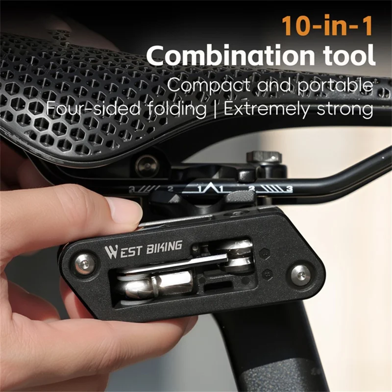 WEST BIKING YP0719488 10 in 1 Multitool for Bicycle Repair Kit Portable Screwdriver Hex Wrench Cycling Equipment