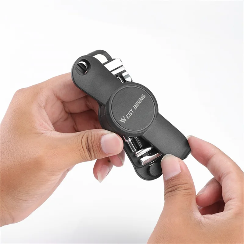 WEST BIKING YP0719487 Multi-Function Bike Repair Tool Set Hexagon Wrench Spoke Wrench for Bicycle / Electric Bike / Motorcycle