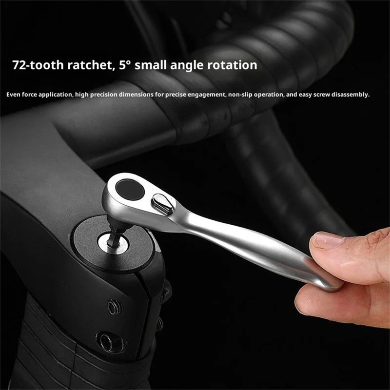 BENGGUO BG-9860 Rust-Proof Flip Cover Ratchet Tool Set Double Ratchet Precision Ratchet Kit Labor Saving