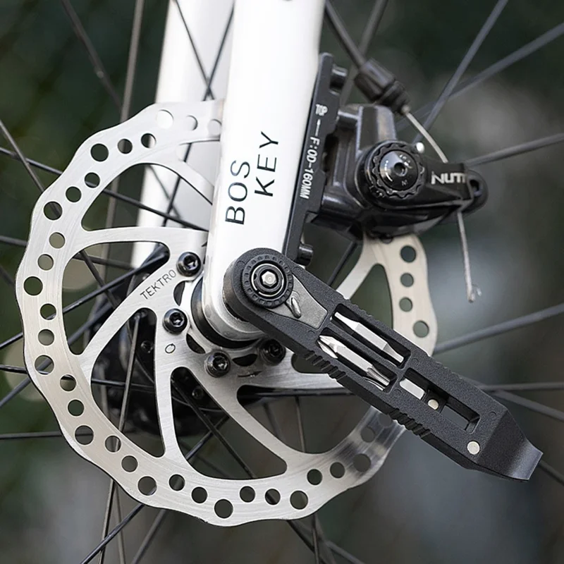 ROCKBROS 430002001 Multifunktions-Felgenhebel Fahrrad-Reparaturwerkzeug Ratschen-Schlüssel für Mountainbike und Rennrad