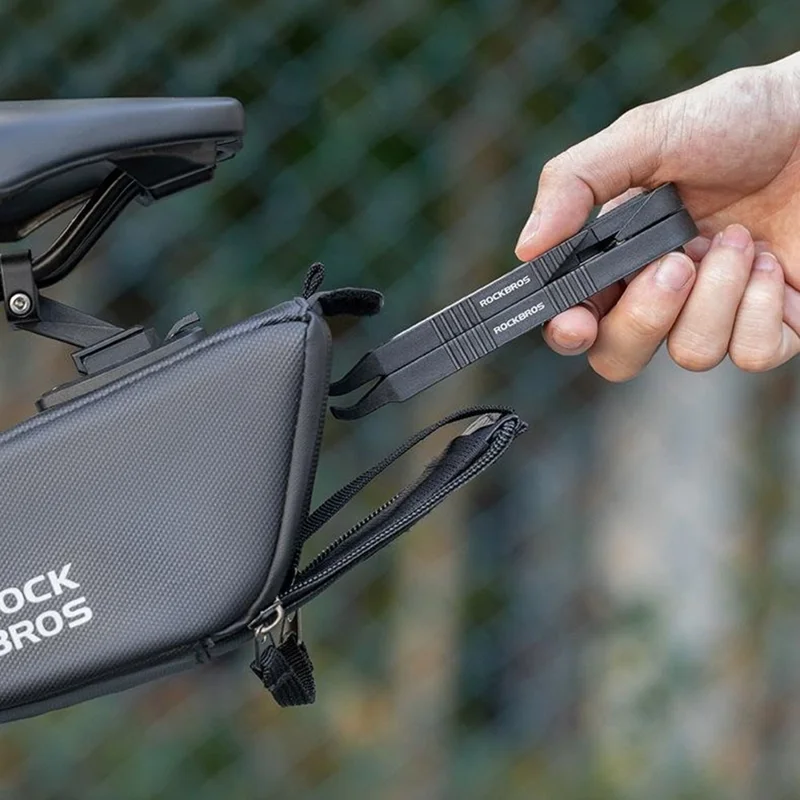 ROCKBROS 430002001 Multifunktions-Felgenhebel Fahrrad-Reparaturwerkzeug Ratschen-Schlüssel für Mountainbike und Rennrad