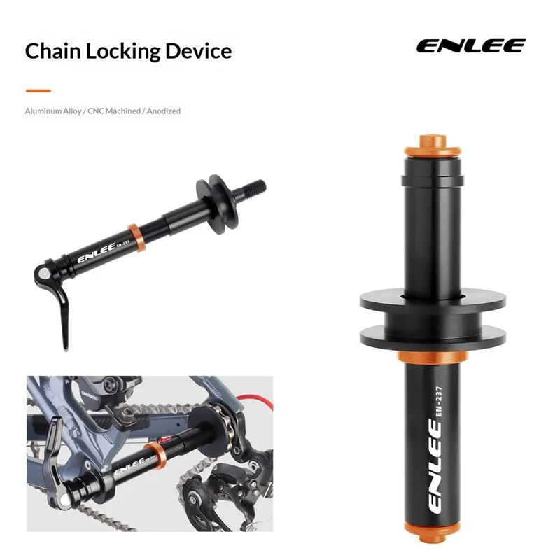 ENLEE EN-237 Chain Keeper Stabilizer Dummy Hub Cleaning Tool for Mountain / Road Bikes