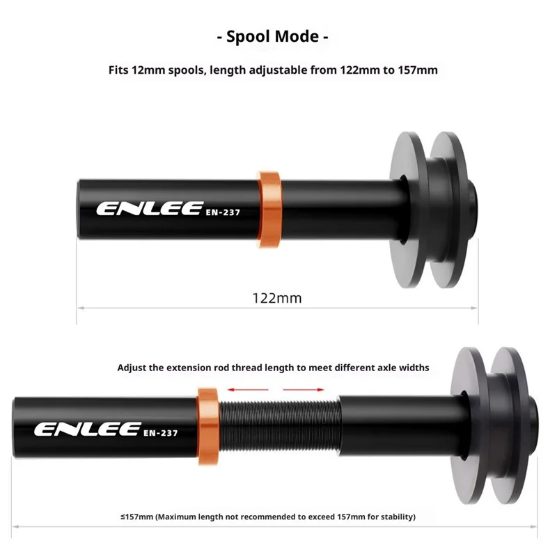 ENLEE EN-237 Chain Keeper Stabilizer Dummy Hub Cleaning Tool for Mountain / Road Bikes