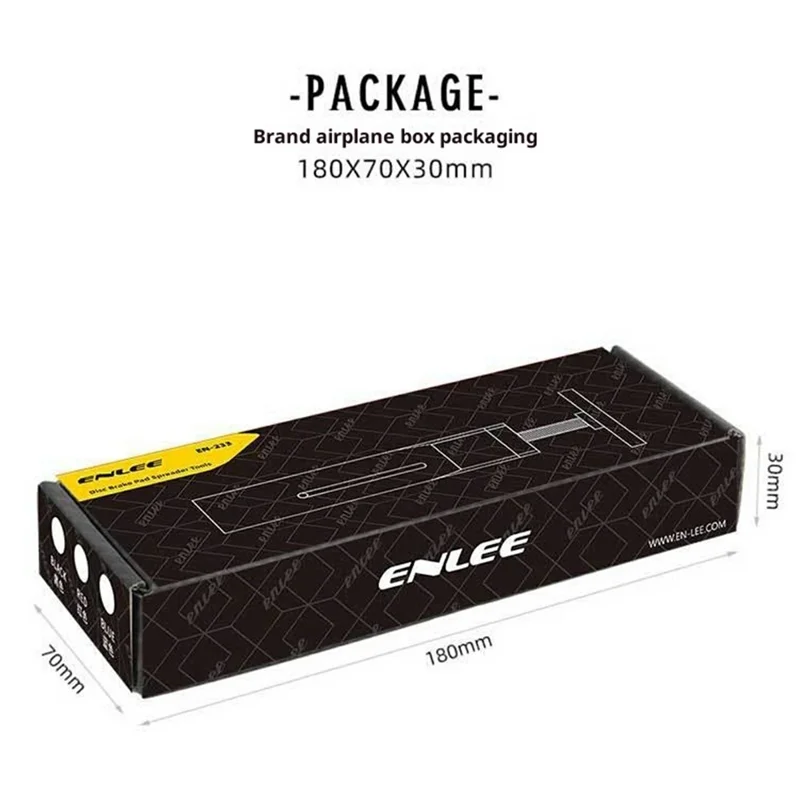 ENLEE EN-233 Aluminiumlegierung Fahrrad-Kaliper-Kolben-Rückstellwerkzeug, Bremskaliper-Werkzeug für Rennrad und MTB – Schwarz