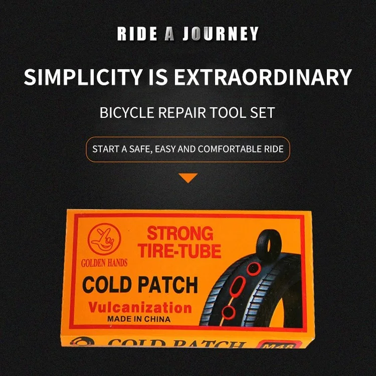 Bike Inner Tube Patch Kits Bicycle Tire Repair Tool Set with 48Pcs Patches for Bicycle, Motorcycle, BMX, MTB