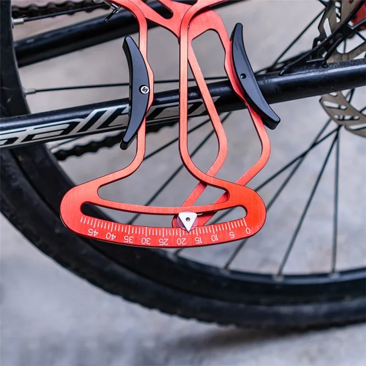 Ztto Zlj3 Pneu de Bicicleta Falou Medidor de Tensão Alumínio MTB Bike Roda Rim Spokes Tonse Bitleling Tool Tool - Vermelho