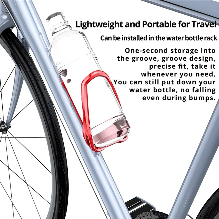 ENLEE Q-10 Bicycle Tire Crowbar Polycarbonate + Fiberglass Mountain Bike Tire Pry Bar Repair Tool - Red