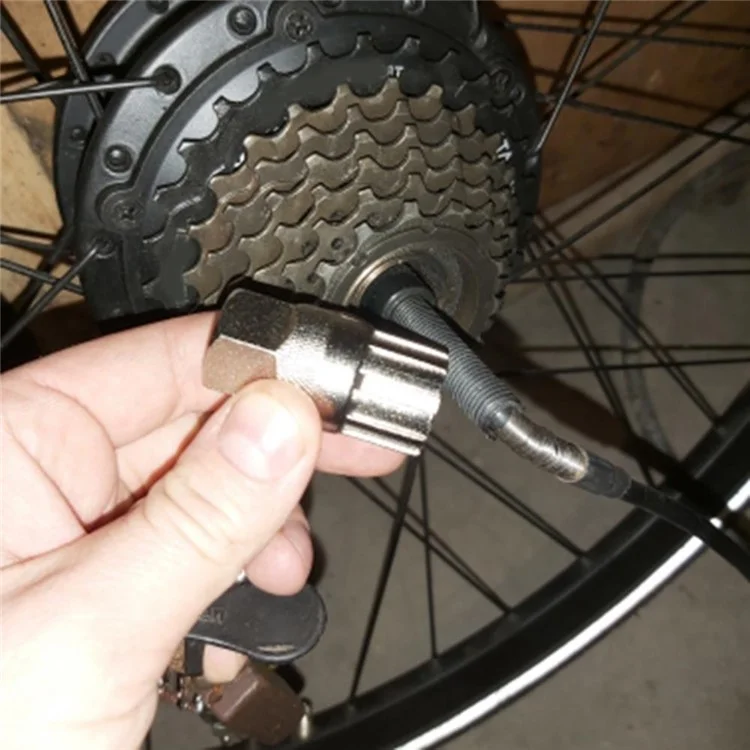 BIKERSAY Bike Flywheel Removal Tool Installation Repair Replacement Part for MTB Road Bicycle - Snap-On Flywheel Sleeve