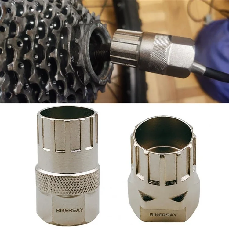 BIKERSAY Bike Flywheel Removal Tool Installation Repair Replacement Part for MTB Road Bicycle - Snap-On Flywheel Sleeve