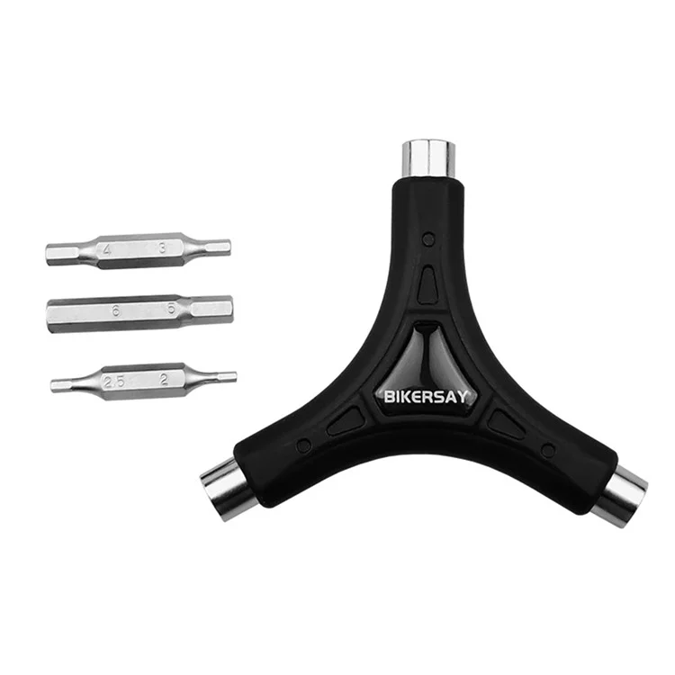 BIKERSAY BT060 Llave en Y Llave Allen Llave Inglesa Llave Hexagonal Combinación Herramienta de Reparación para Ciclismo