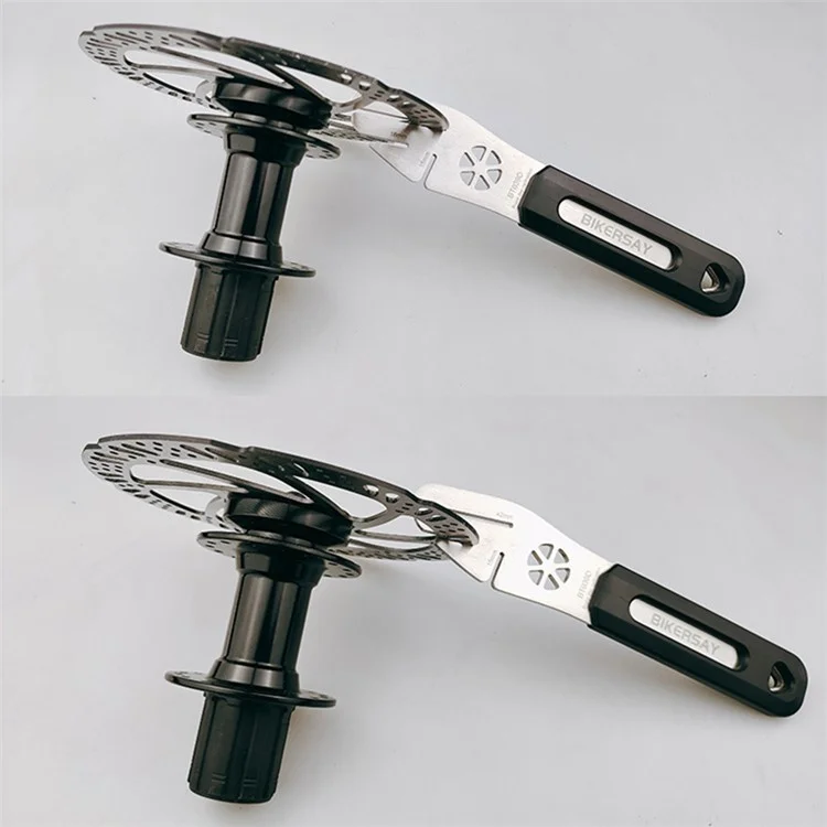 BIKERSAY BT039D Attrezzo per l'allineamento del disco del freno della bicicletta Chiave per la riparazione del disco del freno della bicicletta Correttore di appiattimento