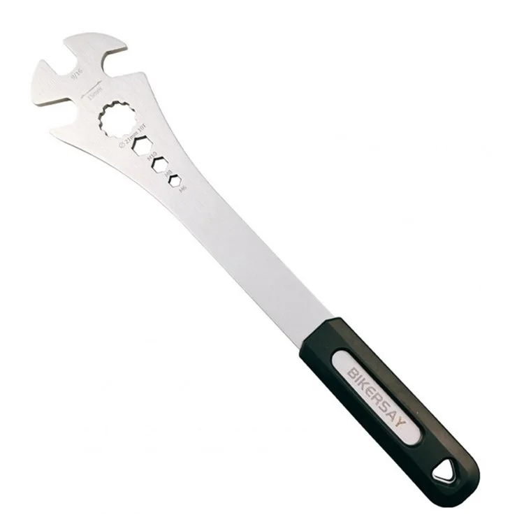 BIKERSAY BT034S Chiave multifunzione per bicicletta Pedali estesi Chiave di smontaggio Chiave in acciaio inossidabile Attrezzo per riparazione bicicletta