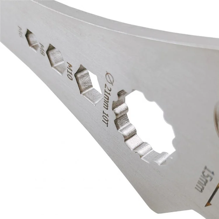 BIKERSAY BT034S Chiave multifunzione per bicicletta Pedali estesi Chiave di smontaggio Chiave in acciaio inossidabile Attrezzo per riparazione bicicletta