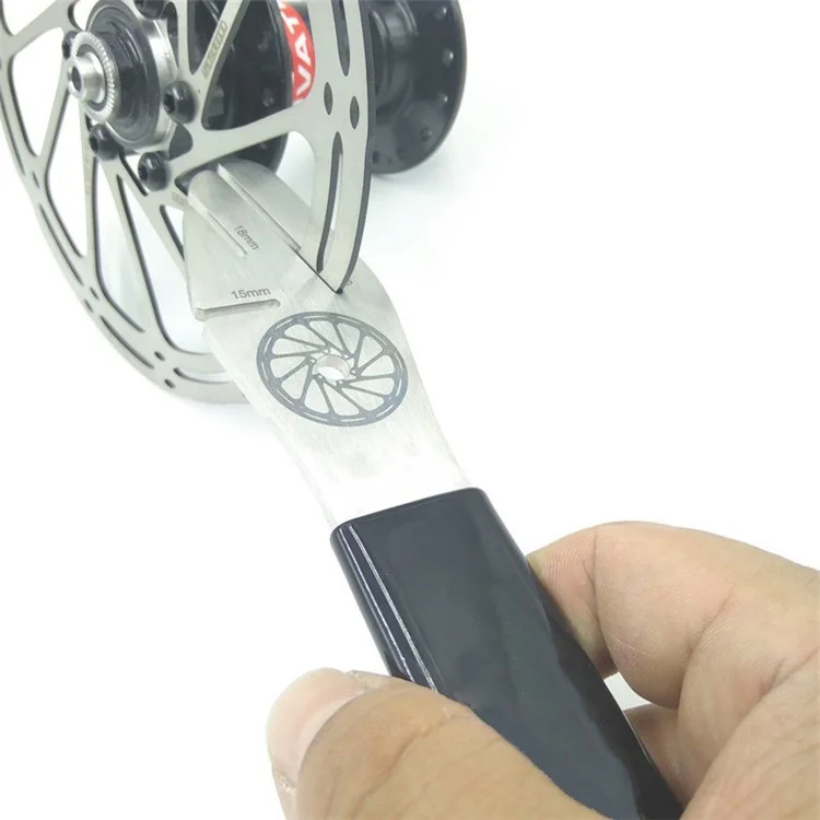 BT039B Chiave per il centraggio del disco freno della bicicletta Utensile di riparazione per la correzione e la regolazione del disco del freno 