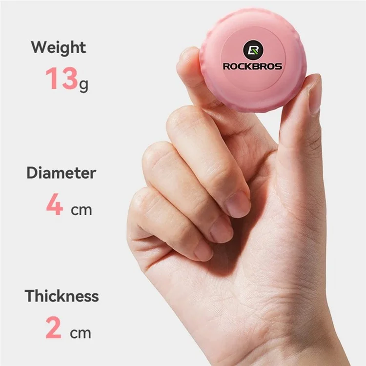 ROCKBROS 6Pcs Bicycle Inner Tire Patch Repair Kit No-glue Adhesive Quick Dry Repair Tool Set - Pink