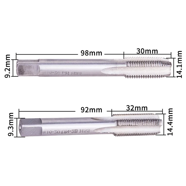 ZTTO 1 Pair Bicycle Crank Threading Tool High Speed Steel Crankset Pedal Tap