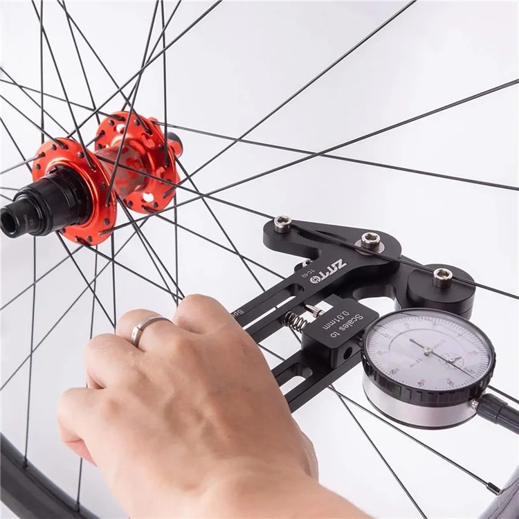 ZTTO TC-02 Medidor de Tensão de Bicicleta Verificador de Raio Preciso Ferramenta para Construção de Roda de Bicicleta - Mecânico Preto