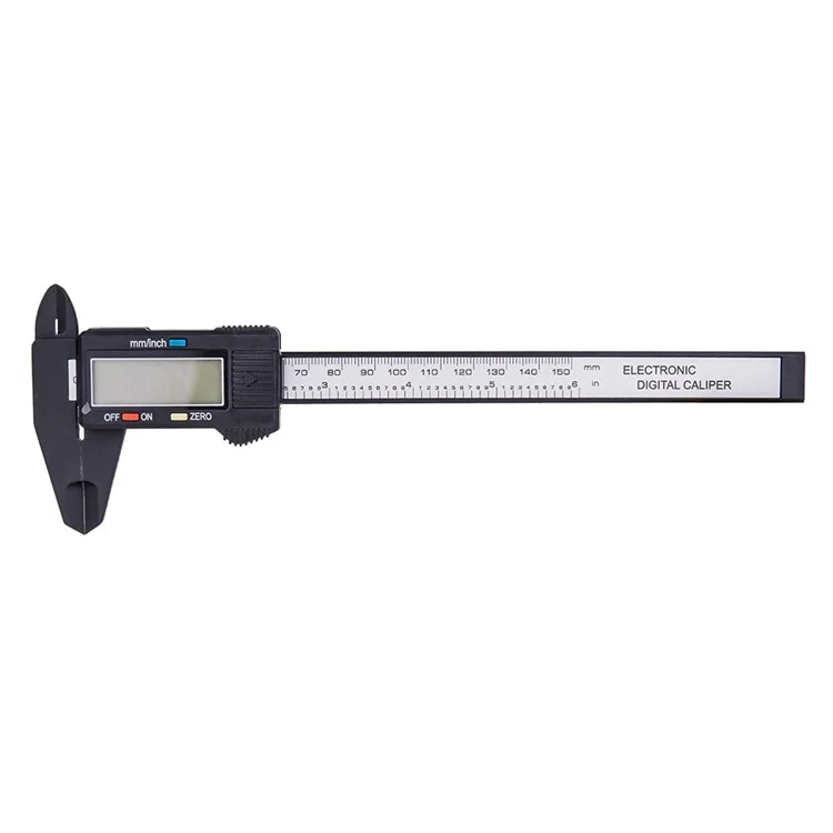 ZTTO 0-150mm Digital Vernier with LCD Screen Plastic Digital Caliper Measuring Tool