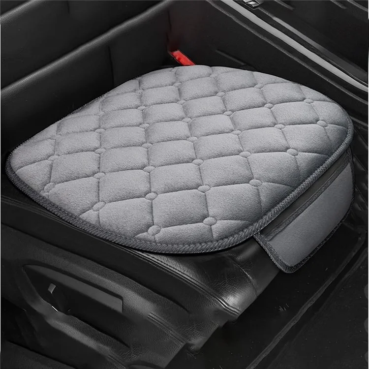 12V Mechanical Switch USB Electric Heating Car Seat Cushion Warm Winter Seat Heater Mat - Grey