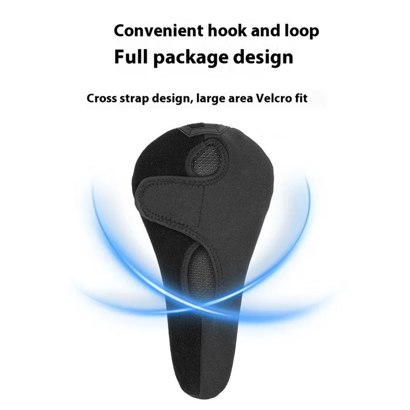 ESLNF 08CU0005 Waterproof PU Leather Bicycle Saddle Breathable Bike Seat Cushion - Small Rhombus