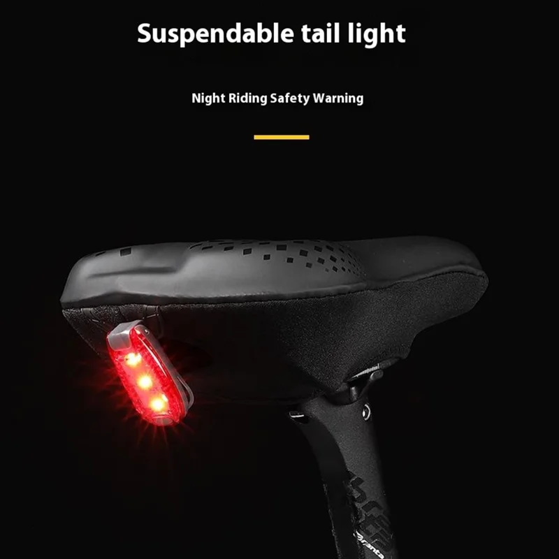 ESLNF 08CU0005 Waterproof PU Leather Bicycle Saddle Breathable Bike Seat Cushion - Small Rhombus