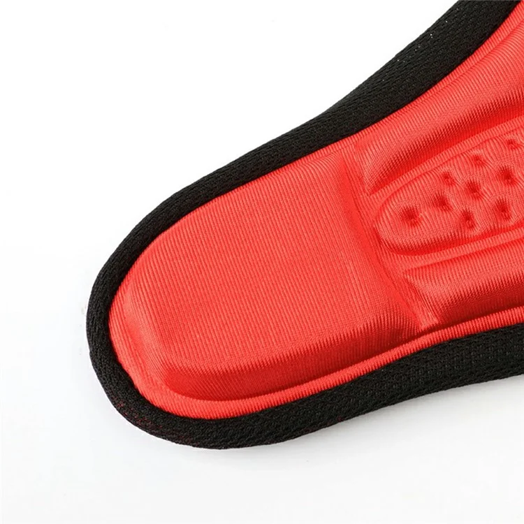 Housse de selle de vélo Coussin matelassé 3D pour vélos de montagne/fixe Accessoire de cyclisme - Rouge