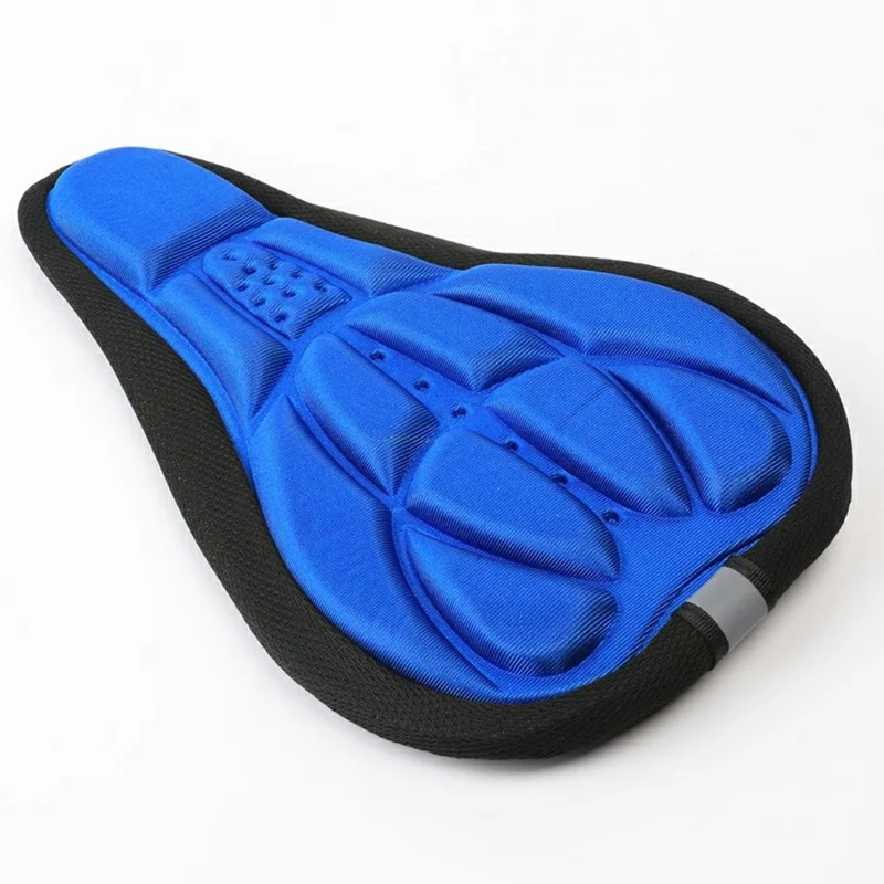 Bicycle Seat Cover 3D Padded Cushion for Mountain / Fixed Gear Bikes Cycling Accessory - Blue