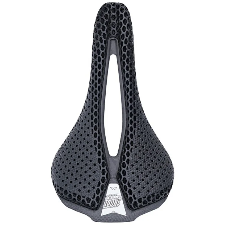 ENLEE E22144 3D-gedruckter Carbonfaser-Sattel für Rennrad und Mountainbike, stoßdämpfende Fahrradsattel-Polsterung