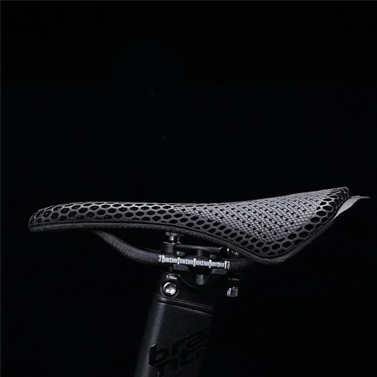 ENLEE E22144 3D-gedruckter Carbonfaser-Sattel für Rennrad und Mountainbike, stoßdämpfende Fahrradsattel-Polsterung