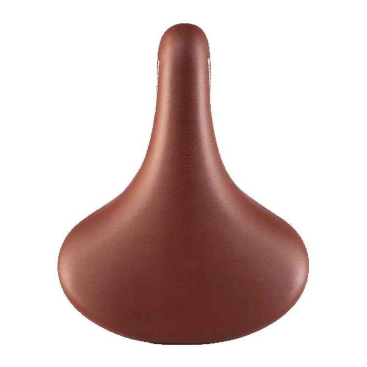 ROCKBROS Selle de vélo rétro en cuir microfibre, confortable et absorbant les chocs avec ressort