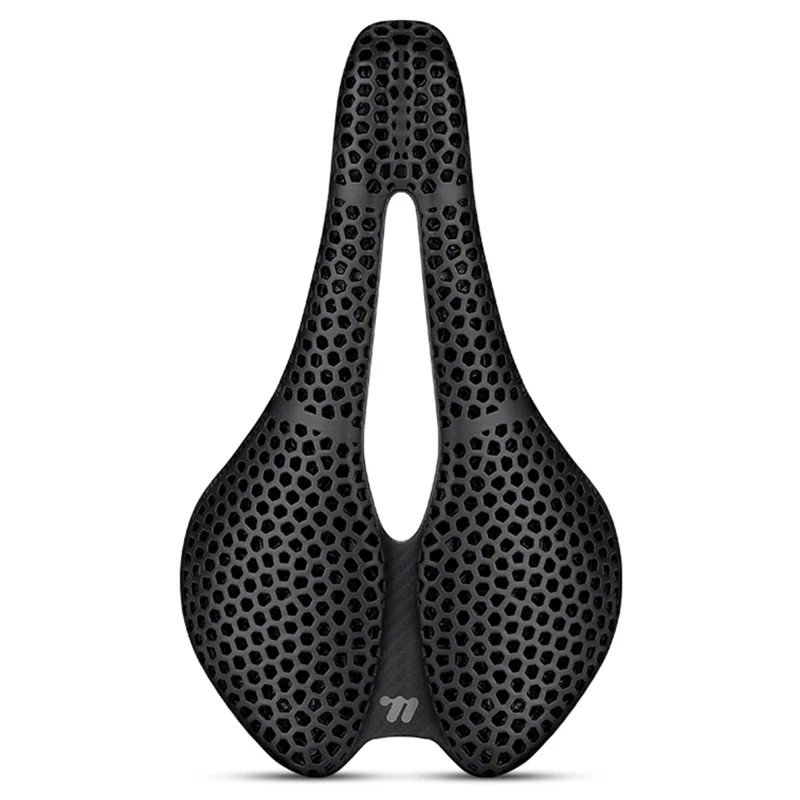 WEST BIKING YP0801249 Selim de Bicicleta com Impressão 3D, Liga de Titânio e Fibra de Nylon para Bicicletas MTB, 245 x 145mm