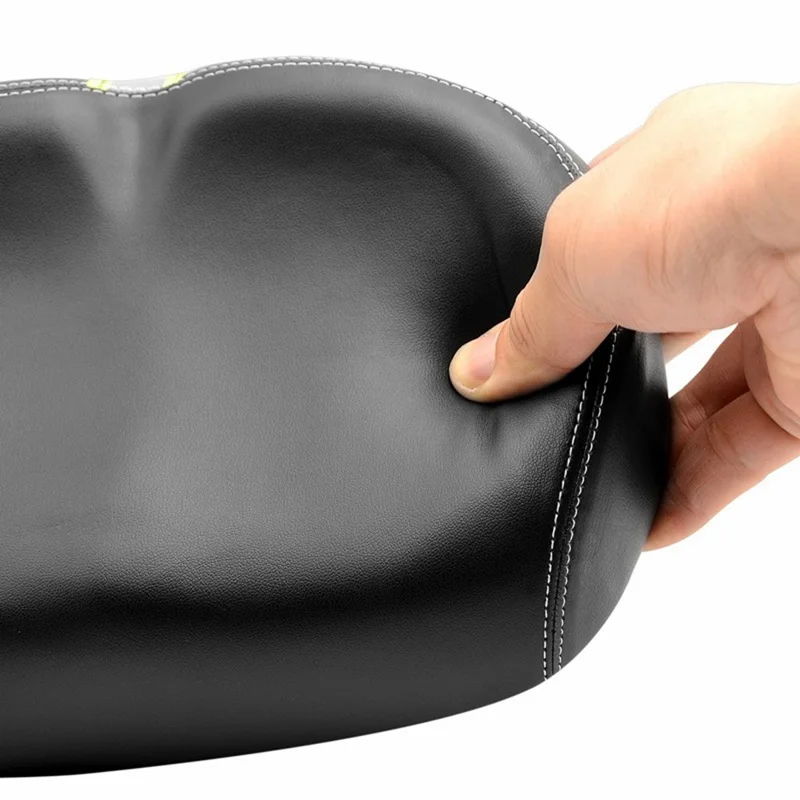 ZOYOSPORTS ZOYO-BS1143-Pro Bike Saddle PU Leather Polyurethane Foam Reflective Wide Soft Bicycle Seat