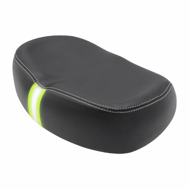 ZOYOSPORTS ZOYO-BS1143-Pro Bike Saddle PU Leather Polyurethane Foam Reflective Wide Soft Bicycle Seat