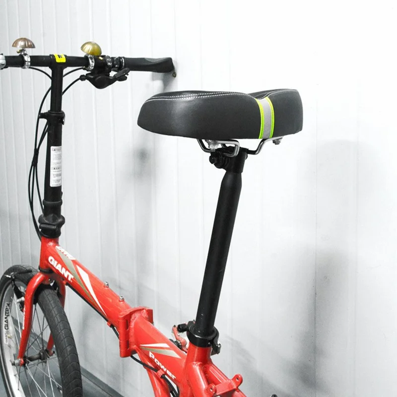 ZOYOSPORTS ZOYO-BS1143-Pro Bike Saddle PU Leather Polyurethane Foam Reflective Wide Soft Bicycle Seat