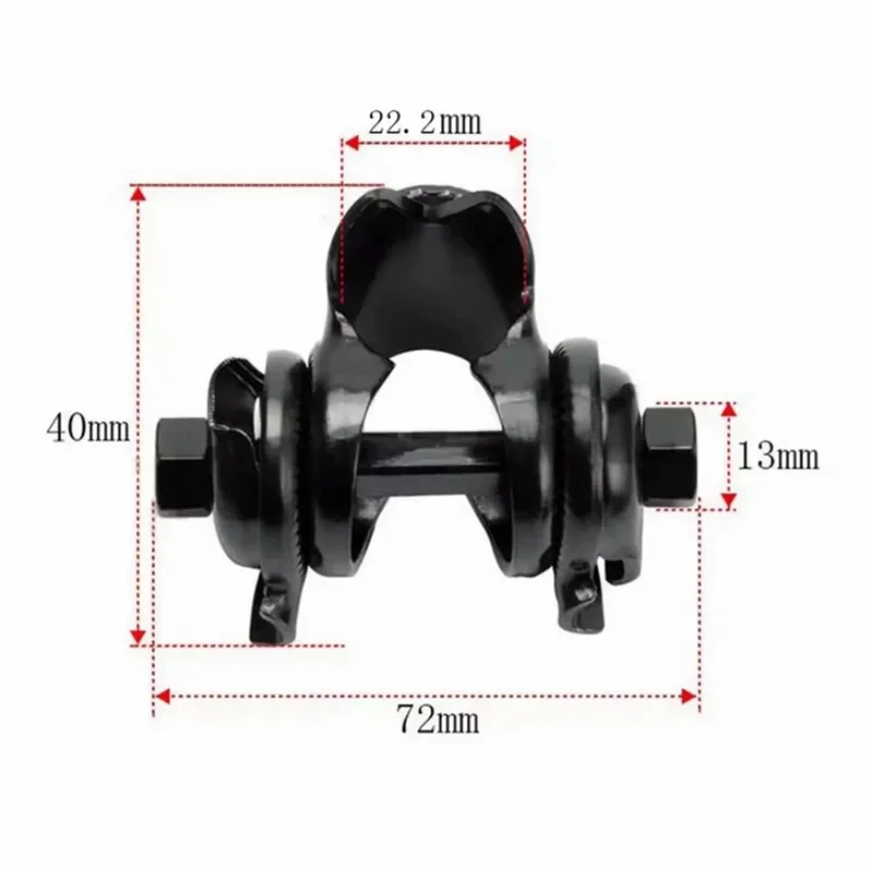 ZOYOSPORTS ZOYO-BS010 Fahrradsattel-Metallklemme Verstellbare Schnellspanner Sattelstützenklemme
