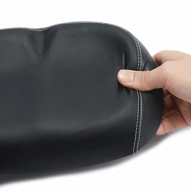 ZOYOSPORTS ZOYO-BS1143 Selle de Vélo VTT en Cuir PU Mousse de Polyuréthane, Siège Large sans Nez - Noir