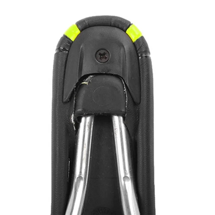 WEST BIKING YP0801072 Велосипедное седло из искусственной кожи, дышащее, с амортизацией - черное