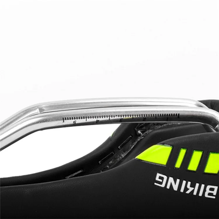 WEST BIKING YP0801072 Велосипедное седло из искусственной кожи, дышащее, с амортизацией - черное
