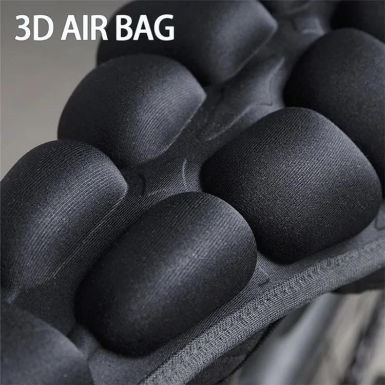 BC-203 1.0 Bicycle Inflatable Airbag Cushion Seat Cover Folding Soft Bike Seat Cover with Pump, Size: M - Black